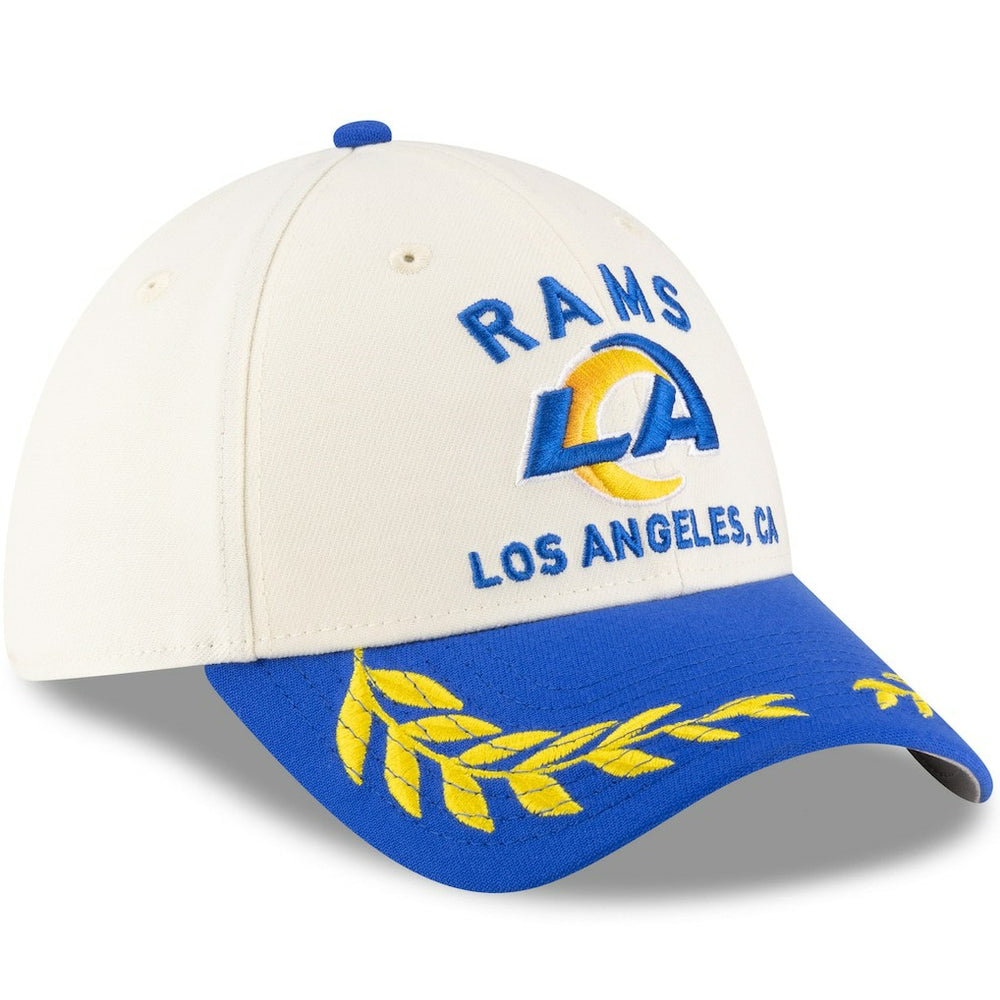 Los Angeles Rams New Era 2025 NFL Draft 39THIRTY Flex Hat Cream/Royal - NFL