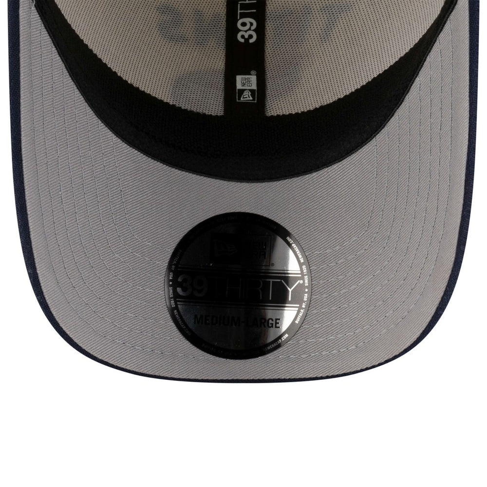 Tennessee Titans New Era 2025 NFL Draft 39THIRTY Flex Hat Cream/Navy - NFL