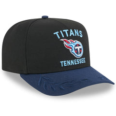 Tennessee Titans New Era Youth 2025 NFL Draft A-Frame 9FIFTY Snapback Hat Black/Navy - NFL