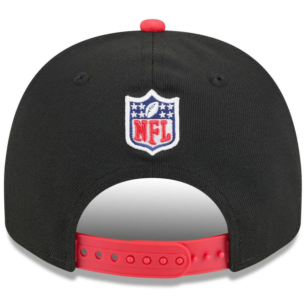Kansas City Chiefs New Era Youth 2025 NFL Draft A-Frame 9FIFTY Snapback Hat Black/Red - NFL