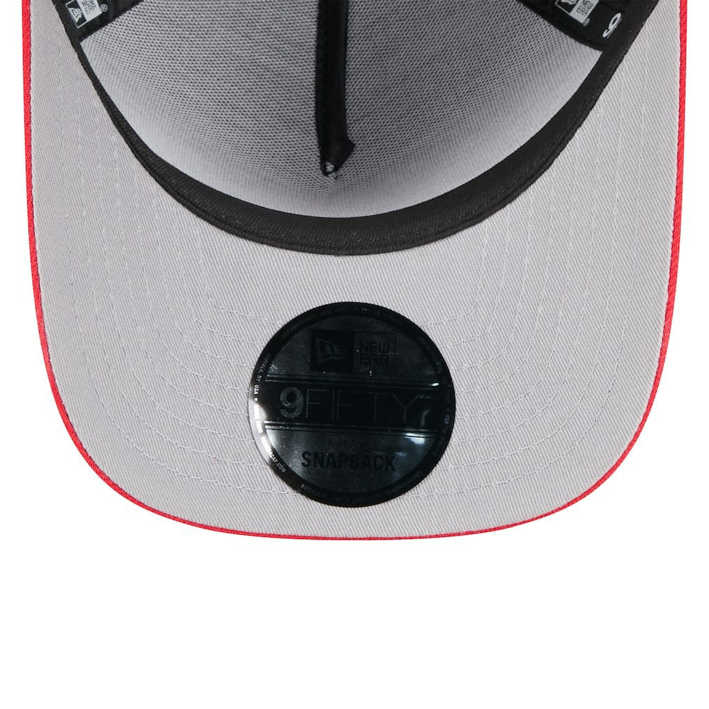 Kansas City Chiefs New Era Youth 2025 NFL Draft A-Frame 9FIFTY Snapback Hat Black/Red - NFL