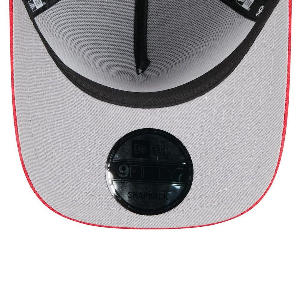 Kansas City Chiefs New Era Youth 2025 NFL Draft A-Frame 9FIFTY Snapback Hat Black/Red - NFL