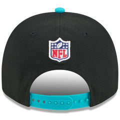Miami Dolphins New Era Youth 2025 NFL Draft A-Frame 9FIFTY Snapback Hat Black/Aqua - NFL