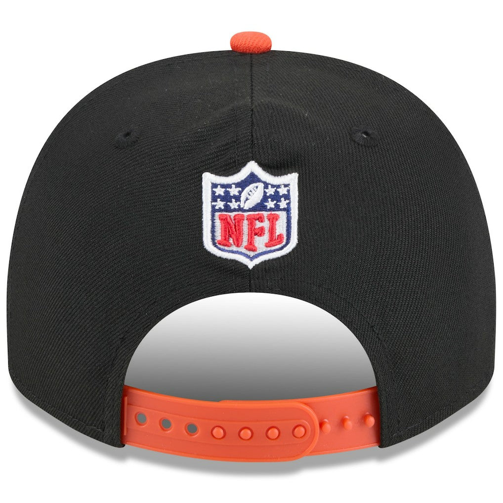 Cincinnati Bengals New Era Youth 2025 NFL Draft A-Frame 9FIFTY Snapback Hat Black/Orange - NFL