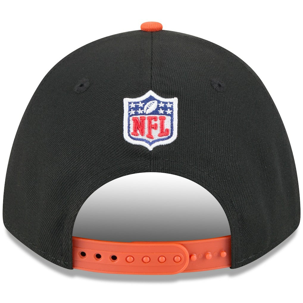 Cincinnati Bengals New Era Youth 2025 NFL Draft 9FORTY A-Frame M-Crown Adjustable Hat Black/Orange - NFL