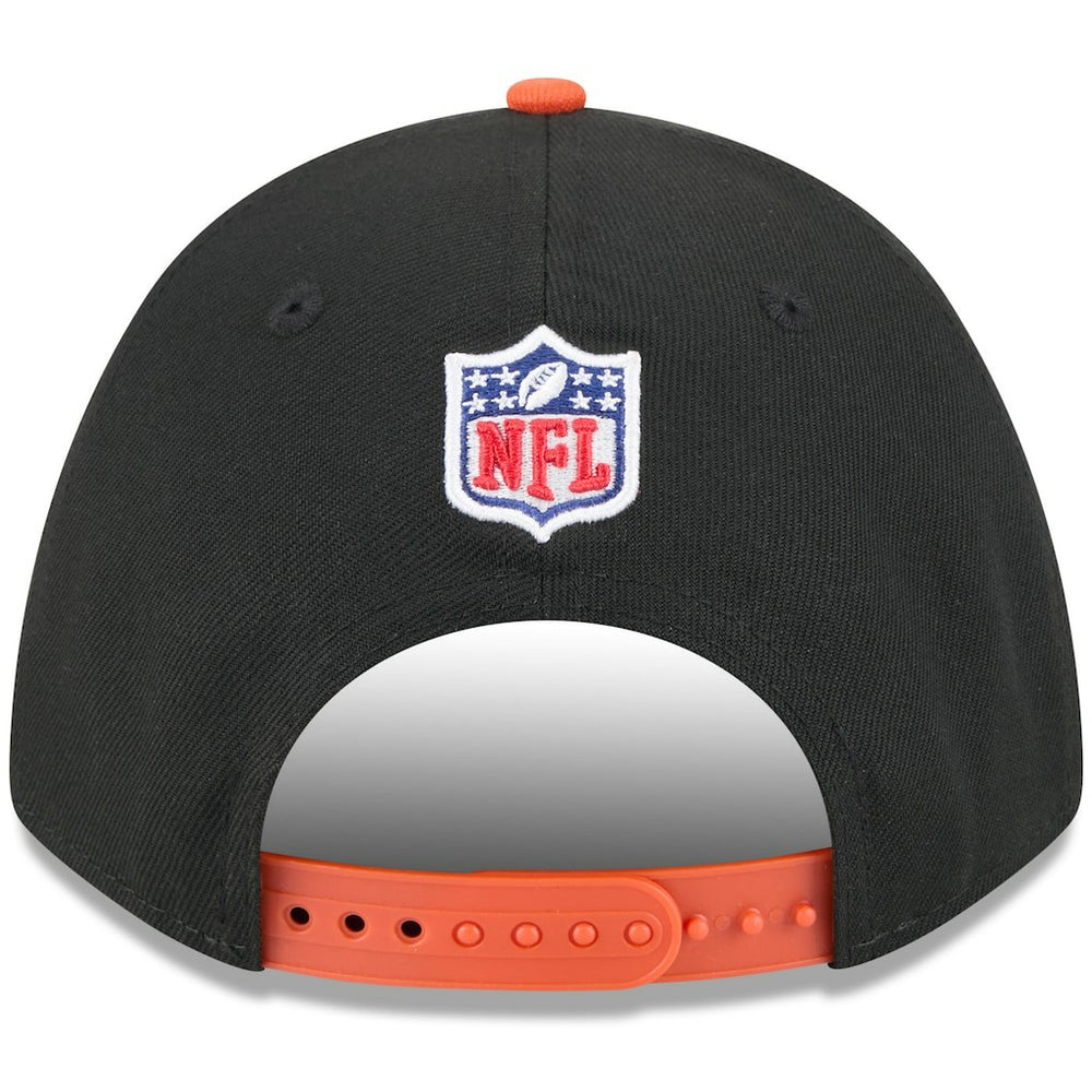Cincinnati Bengals New Era Youth 2025 NFL Draft 9FORTY A-Frame M-Crown Adjustable Hat Black/Orange - NFL