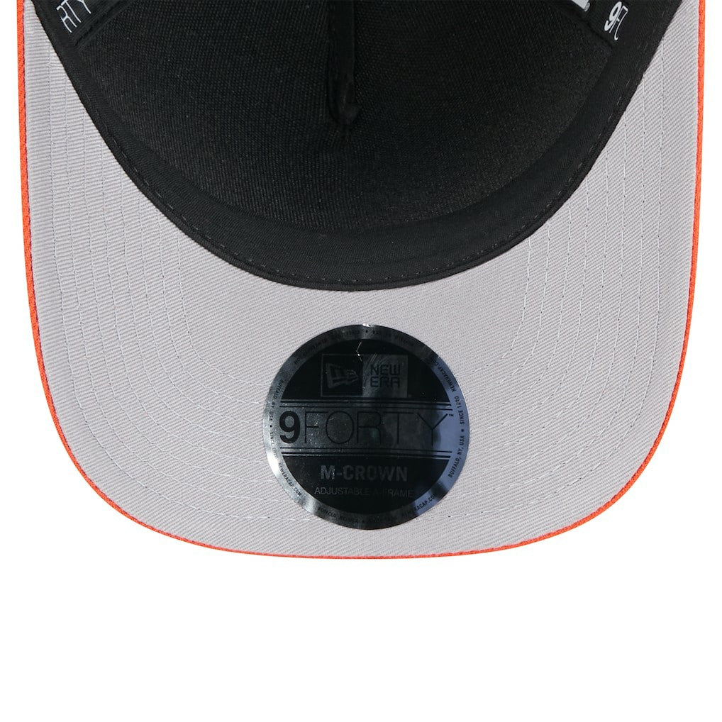 Cincinnati Bengals New Era Youth 2025 NFL Draft 9FORTY A-Frame M-Crown Adjustable Hat Black/Orange - NFL