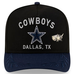 Dallas Cowboys New Era 2025 NFL Draft On Stage A-Frame 59FIFTY Fitted Hat Black/Navy - NFL