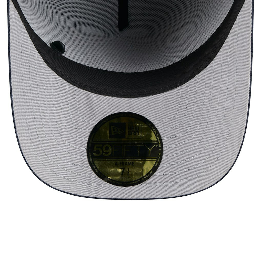 Dallas Cowboys New Era 2025 NFL Draft On Stage A-Frame 59FIFTY Fitted Hat Black/Navy - NFL