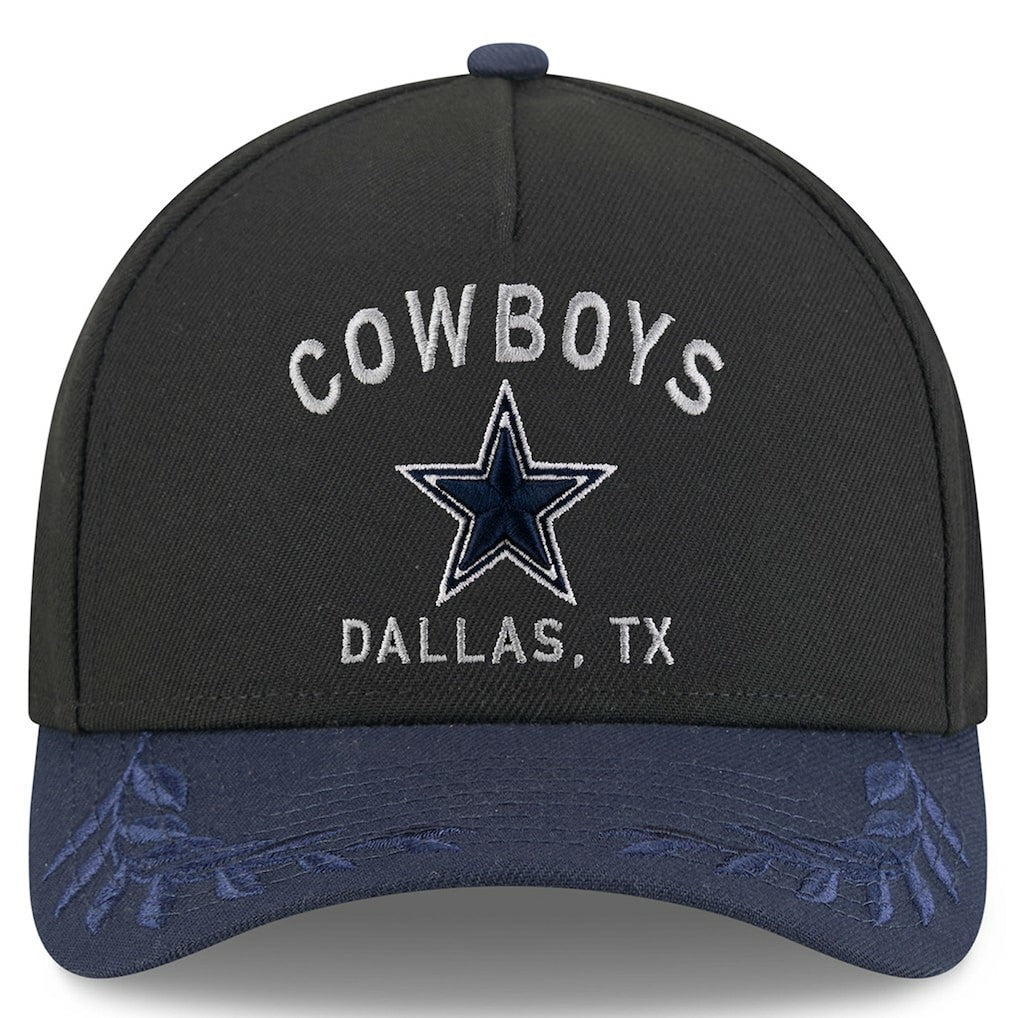 Dallas Cowboys New Era 2025 NFL Draft 39THIRTY Flex Hat Black/Navy - NFL