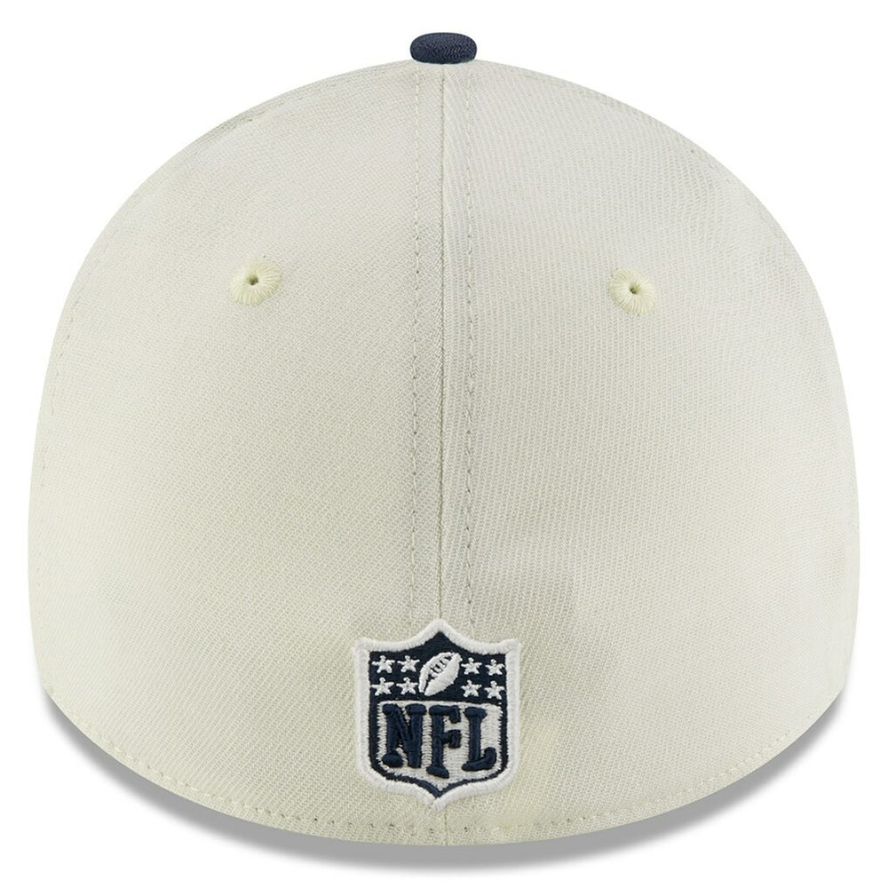 Dallas Cowboys New Era 2025 NFL Draft 39THIRTY Flex Hat Cream/Navy - NFL