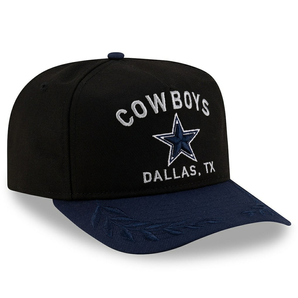 Dallas Cowboys New Era Youth 2025 NFL Draft A-Frame 9FIFTY Snapback Hat Black/Navy - NFL