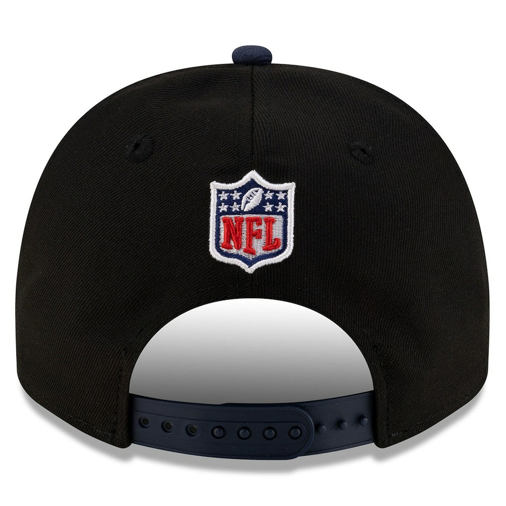 Dallas Cowboys New Era Youth 2025 NFL Draft A-Frame 9FIFTY Snapback Hat Black/Navy - NFL