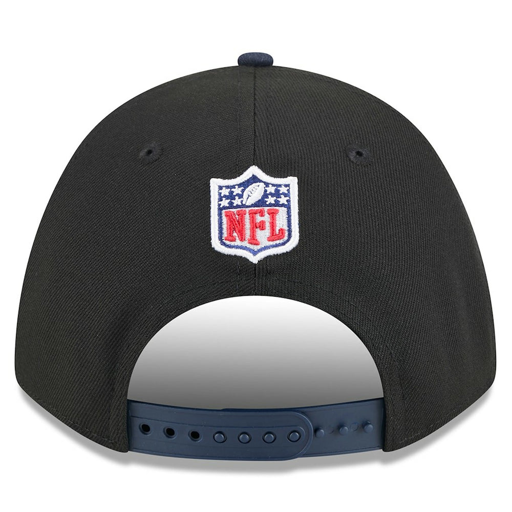 Dallas Cowboys New Era Youth 2025 NFL Draft 9FORTY A-Frame M-Crown Adjustable Hat Black/Navy - NFL