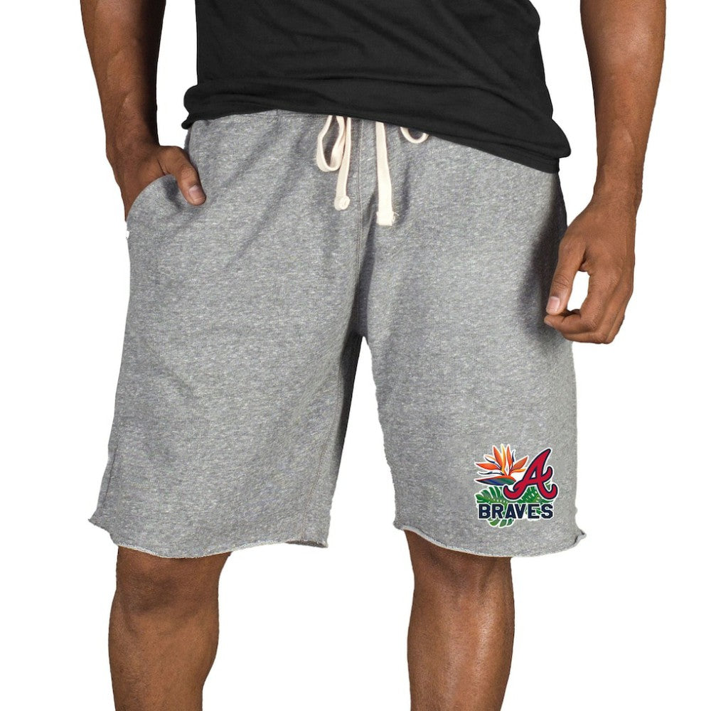 Atlanta Braves Concepts Sport Mainstream Tri-Blend Shorts Online