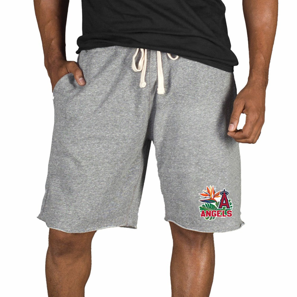 Los Angeles Angels Concepts Sport Mainstream Tri-Blend Shorts On Sale