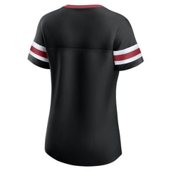 Arizona Cardinals Women's Original State Lace-Up T-Shirt Black - Fanatics
