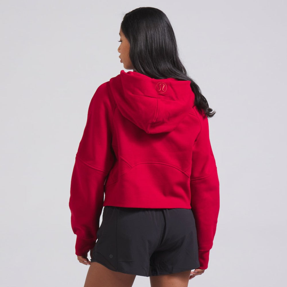 Montreal Canadiens - lululemon Women's Scuba Oversized Half-Zip Hoodie True Red