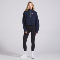 Montreal Canadiens - lululemon Women's Scuba Oversized Half-Zip Hoodie True Navy