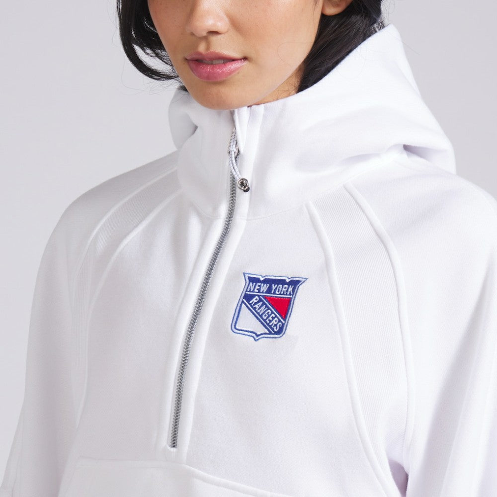 New York Rangers lululemon Women's Scuba Oversized Half-Zip Hoodie White