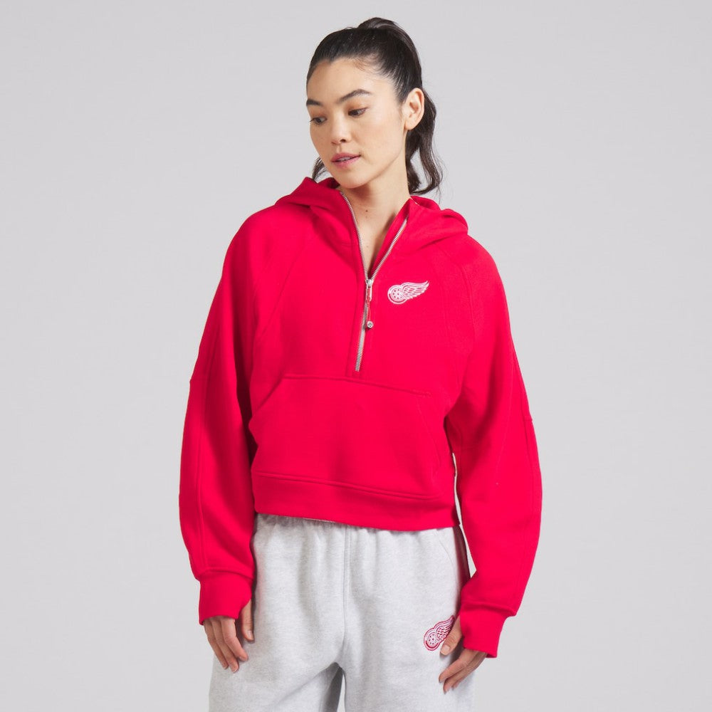 Detroit Red Wings - lululemon Women's Scuba Oversized Half-Zip Hoodie True Red