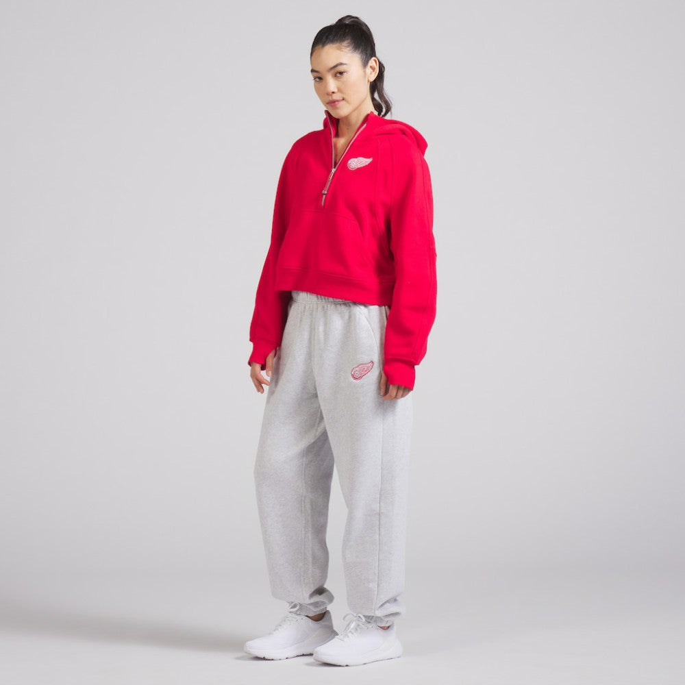Detroit Red Wings - lululemon Women's Scuba Oversized Half-Zip Hoodie True Red