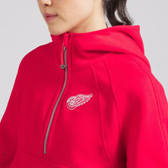 Detroit Red Wings - lululemon Women's Scuba Oversized Half-Zip Hoodie True Red