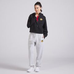 Chicago Blackhawks lululemon Women's Scuba Oversized Half-Zip Hoodie Black