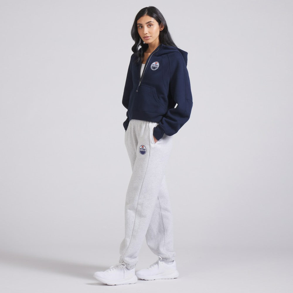 Edmonton Oilers - lululemon Women's Scuba Oversized Half-Zip Hoodie True Navy