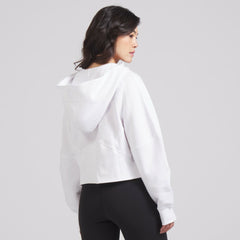 Detroit Red Wings - lululemon Women's Scuba Oversized Half-Zip Hoodie White