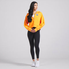 Edmonton Oilers - lululemon Women's Scuba Oversized Half-Zip Hoodie Tiger