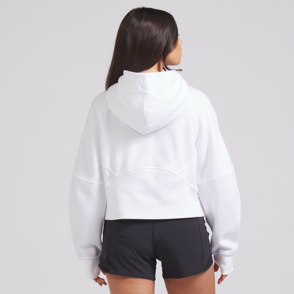 Edmonton Oilers - lululemon Women's Scuba Oversized Half-Zip Hoodie White
