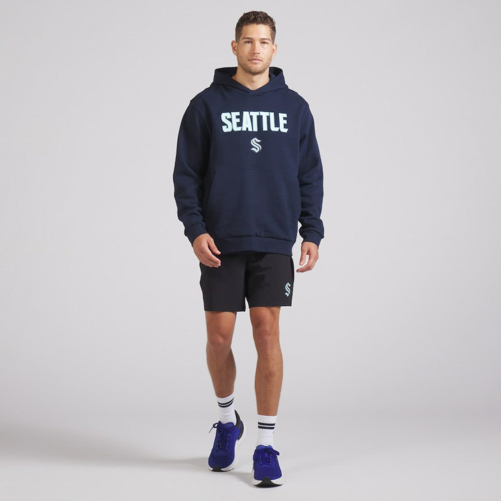 Seattle Kraken lululemon Steady State Pullover Hoodie True Navy