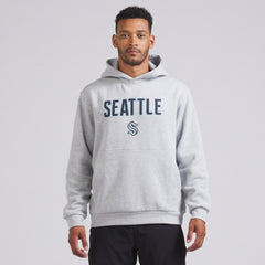 Seattle Kraken lululemon Steady State Pullover Hoodie Heathered Silver Drop