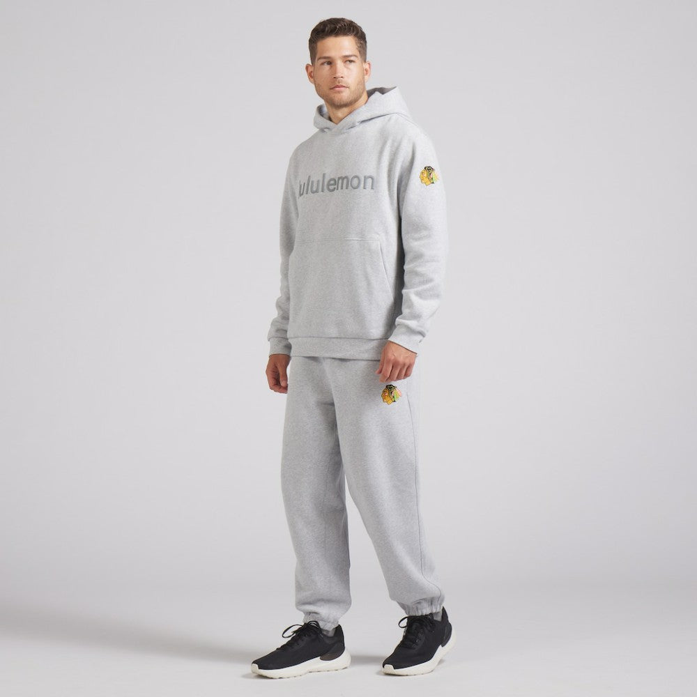 Chicago Blackhawks lululemon Steady State Pullover Hoodie Heathered Silver Drop