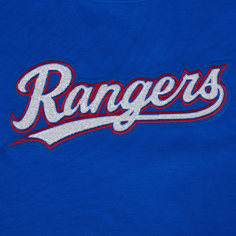 Texas Rangers Pro Standard Women's Game Day Classics Crewneck Pullover Sweatshirt Sale
