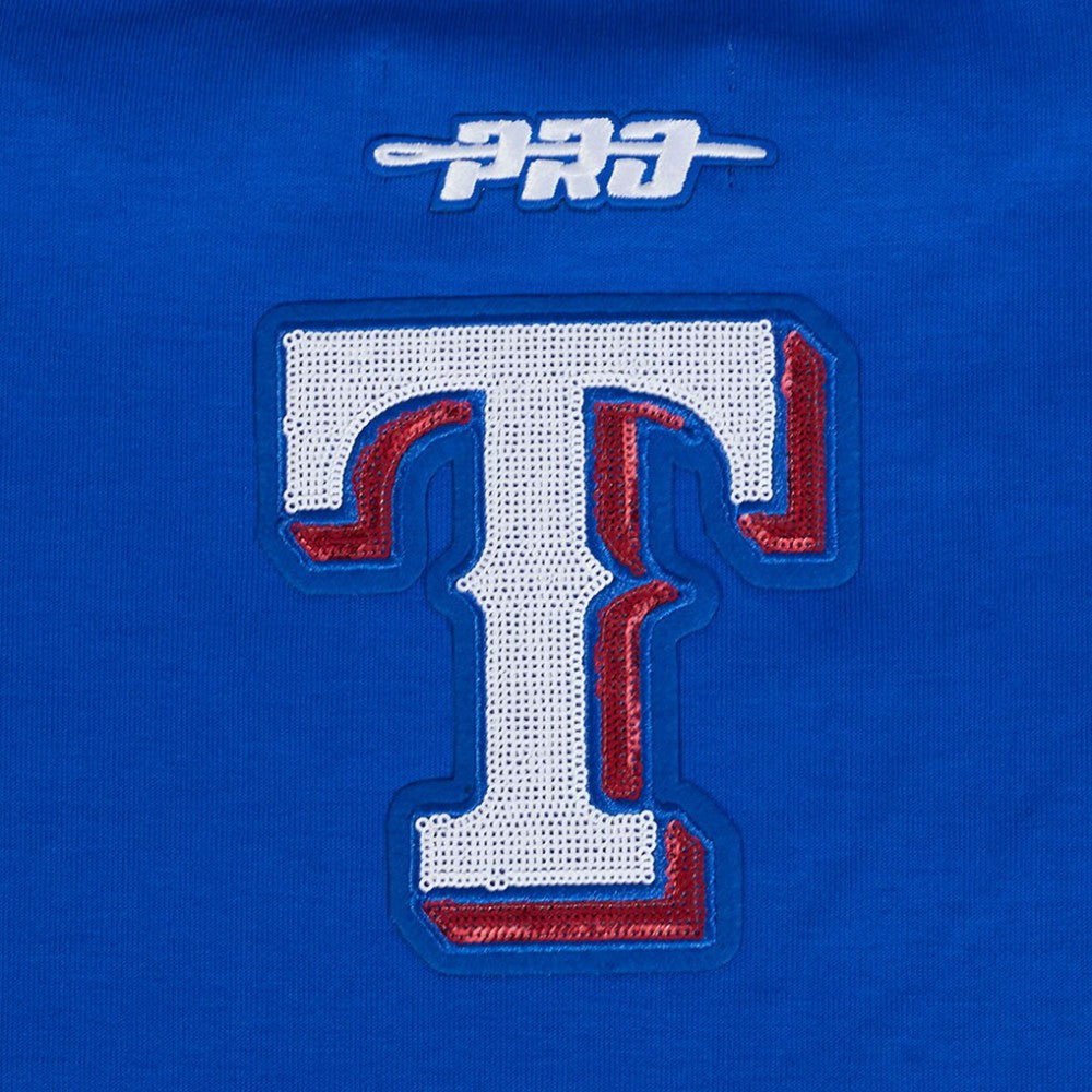 Texas Rangers Pro Standard Women's Game Day Classics Crewneck Pullover Sweatshirt Sale