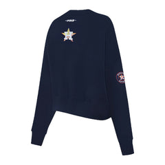 Houston Astros Pro Standard Women's Game Day Classics Crewneck Pullover Sweatshirt Online