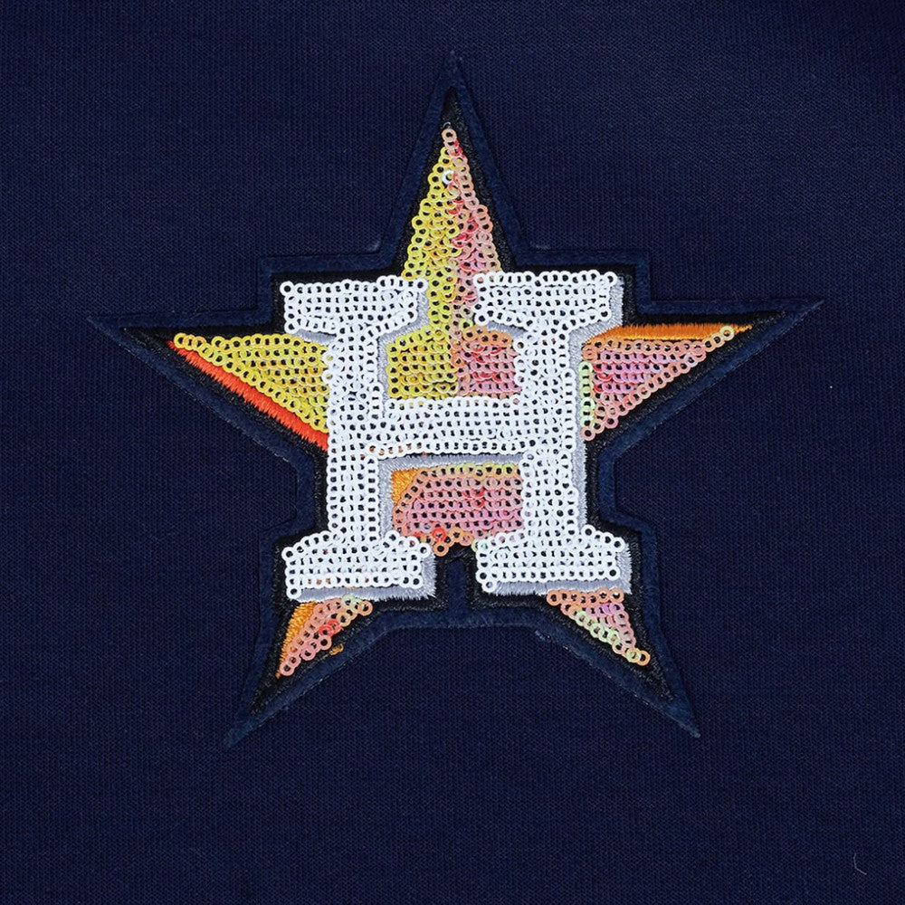 Houston Astros Pro Standard Women's Game Day Classics Crewneck Pullover Sweatshirt Online