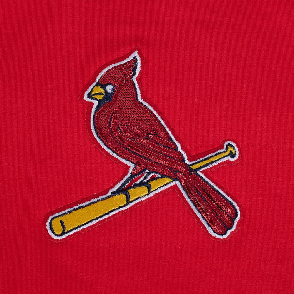 St. Louis Cardinals Pro Standard Women's Game Day Classics Baby Doll Cropped T-Shirt Clearance