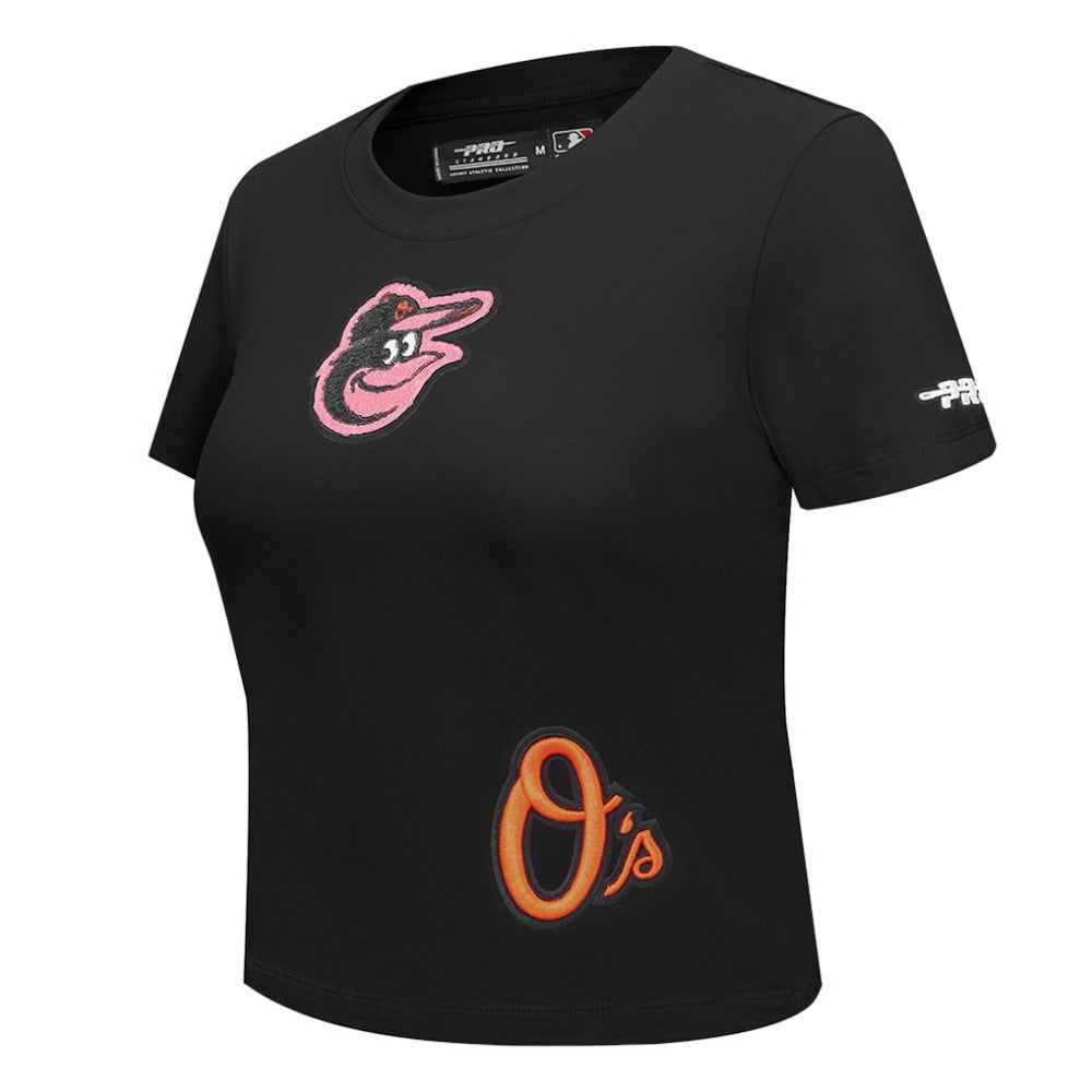Baltimore Orioles Pro Standard Women's Game Day Classics Baby Doll Cropped T-Shirt Near Me