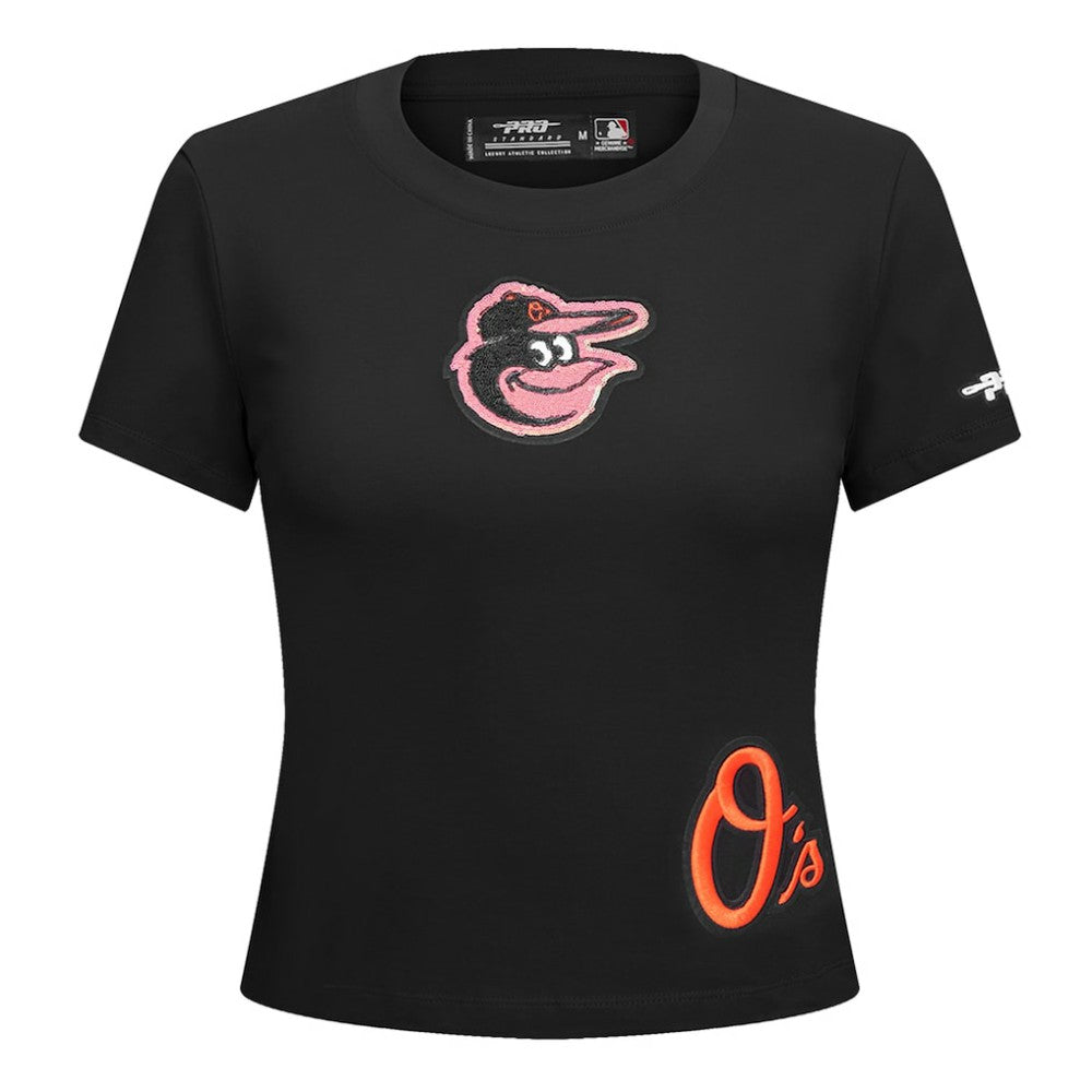 Baltimore Orioles Pro Standard Women's Game Day Classics Baby Doll Cropped T-Shirt Near Me