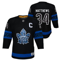 Auston Matthews Toronto Maple Leafs - Youth Alternate Premier Player Jersey Black