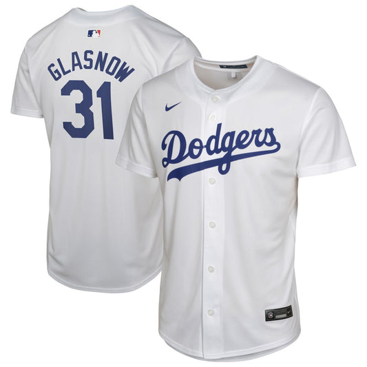 Tyler Glasnow Los Angeles Dodgers Nike Youth Home Player Game Jersey - White | MLB Jerseys