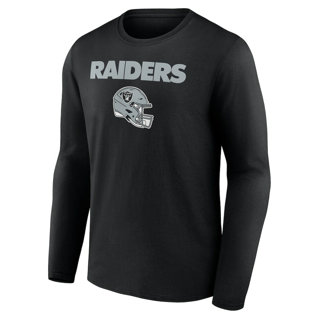 Brock Bowers Las Vegas Raiders Name & Number Team Wordmark Long Sleeve T-Shirt Black - NFL