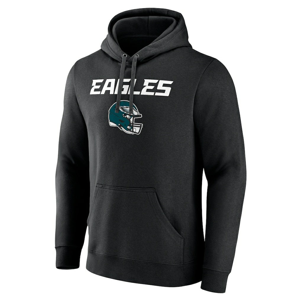 Saquon Barkley Philadelphia Eagles Name & Number Team Wordmark Pullover Hoodie Black - NFL