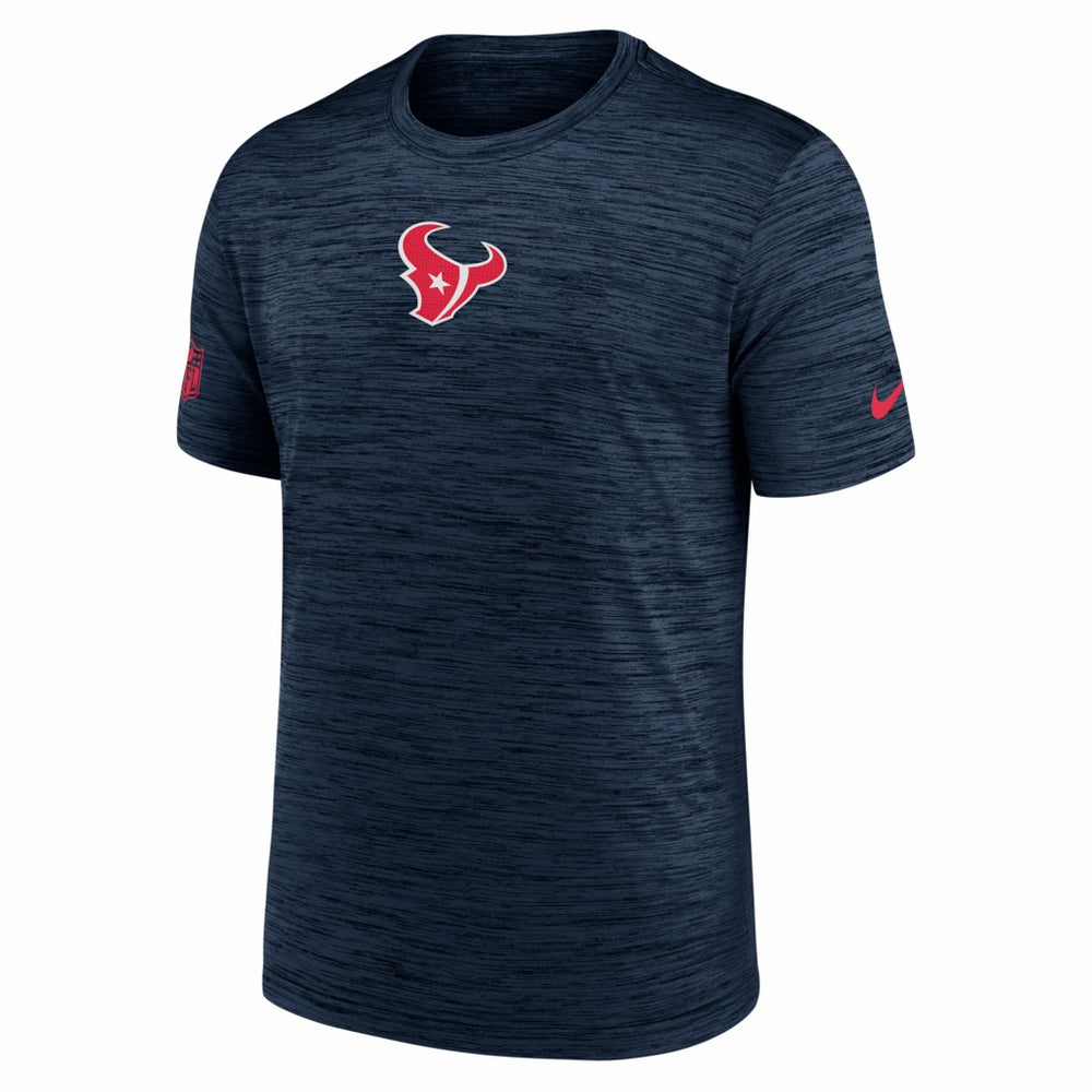 Houston Texans Big & Tall Sideline Velocity Performance T-Shirt Navy - Nike