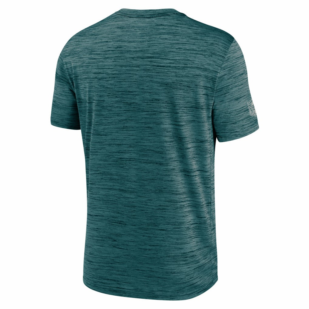 Philadelphia Eagles Big & Tall Sideline Velocity Performance T-Shirt Midnight Green - Nike