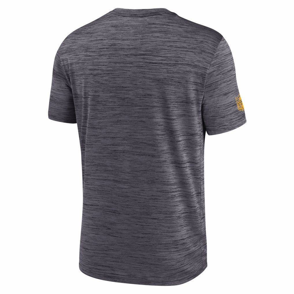 Pittsburgh Steelers Big & Tall Sideline Velocity Performance T-Shirt Black - Nike
