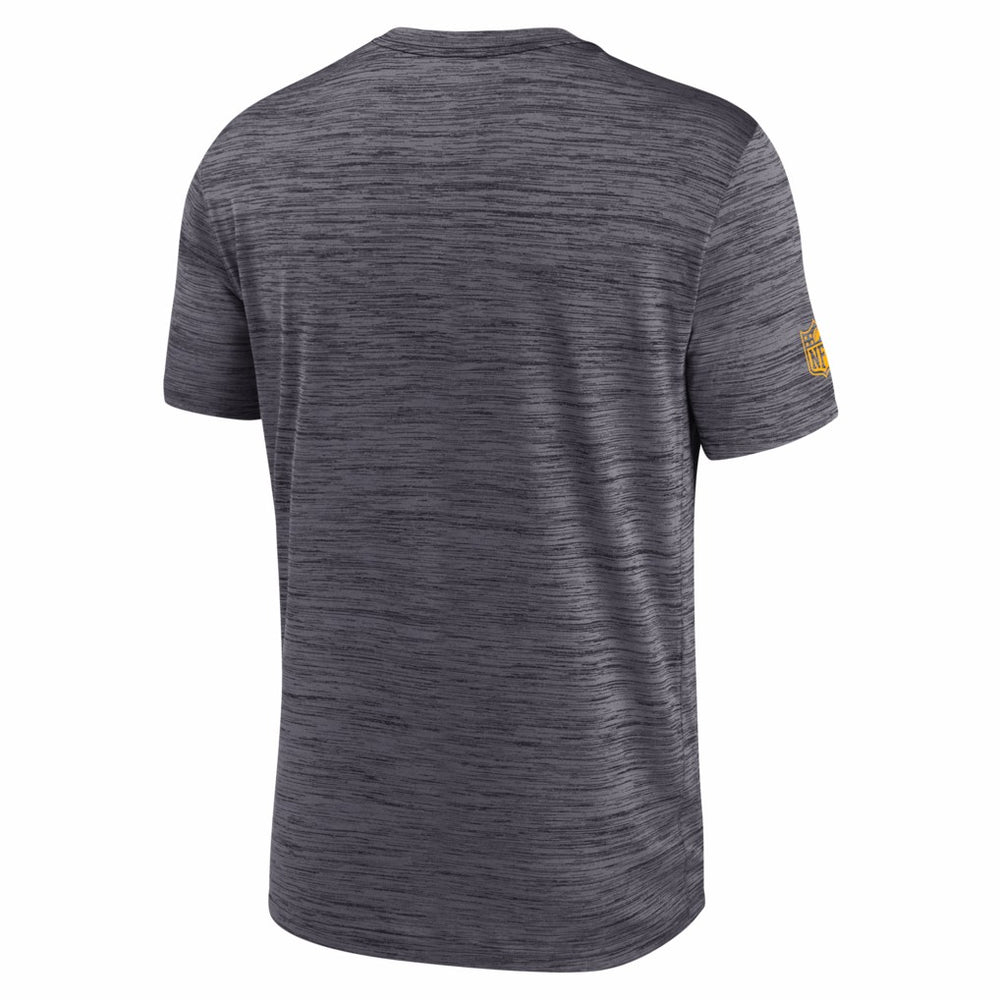 Pittsburgh Steelers Big & Tall Sideline Velocity Performance T-Shirt Black - Nike